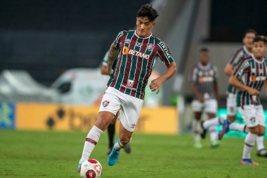 Rio, Brezilya - 26 Şubat 2022: Nilton Santos Stadyumu 'nda oynanan karşılaşmada Fluminense 2-0 Vasco maçında Carioca Şampiyonası (Taca Guanabara) 9.