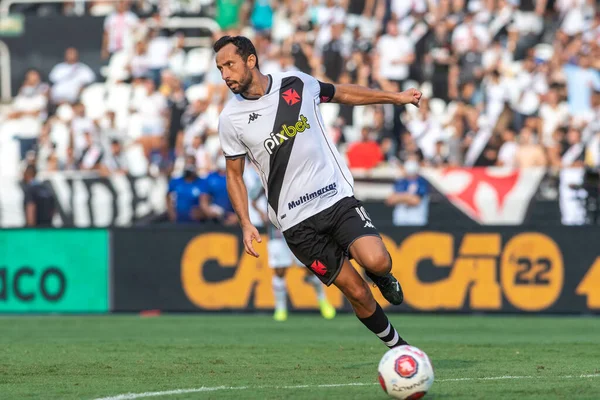 Rio, Brezilya - 26 Şubat 2022: Nene oyuncusu Fluminense 2 - 0 Vasco arasında Nilton Santos Stadyumu 'nda oynanan Carioca Şampiyonası (Taca Guanabara) 9.