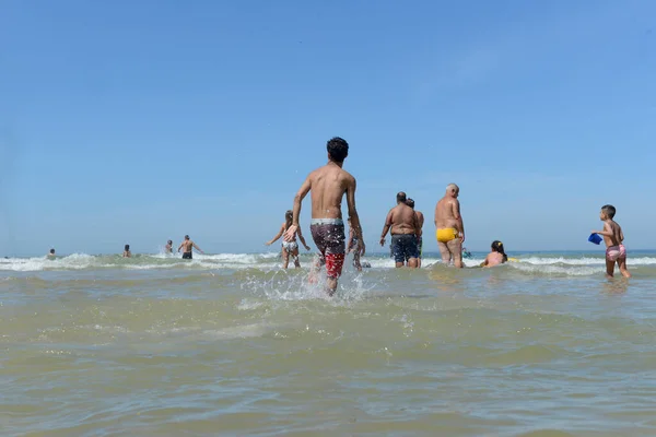 Rio Brazil March 2022 Bather Movement City Beach West Zone Royalty Free Stock Images