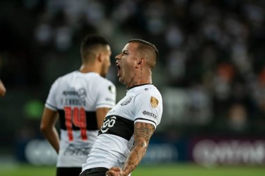 Rio, Brezilya - 09 Mart 2022: Derlis Gonzalez Fluminense (BRA) 3 'e 1 Olimpia (PAR) ile Nilton Santos Stadyumu' nda oynanan Libertadores Kupası 'nın 3.