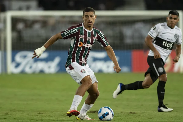 Rio Brasilien März 2022 Andre Spieler Spiel Zwischen Fluminense Bra — Stockfoto