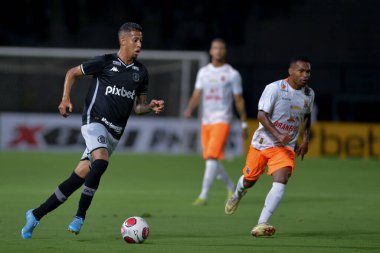 Rio, Brezilya - Şubat 02, 2022: Vasco 3 - 2 Nova Iguacu arasındaki maçta Raniel oyuncusu Sao januario Stadyumu 'nda Carioca Şampiyonası' nın (Taca Guanabara) 3. turunda