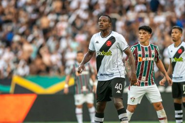 Rio, Brezilya - 26 Şubat 2022: Nilton Santos Stadyumu 'nda oynanan Carioca Şampiyonası (Taca Guanabara) 9. raundunda Fluminense 2-0 Vasco arasındaki maçta Ulisses oyuncusu