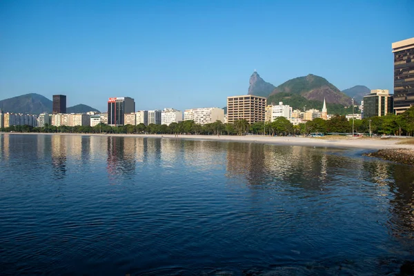 Rio Janeiro Brezilya Mart Güneşli Bir Günde Gün Doğumunda Rio — Stok fotoğraf