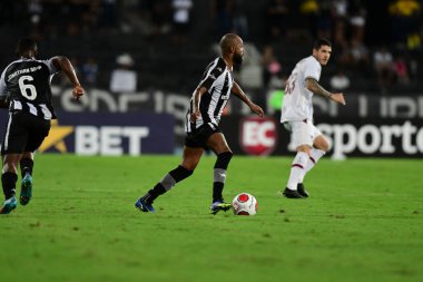 Rio, Brezilya - 21 Mart 2022: Botafogo ile Fluminense arasındaki maçta Chay oyuncusu Nilton Santos Stadyumu 'nda oynanan Carioca Şampiyonası yarı final turunda