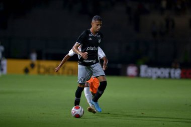 Rio, Brezilya - Şubat 02, 2022: Vasco 3 - 2 Nova Iguacu arasındaki maçta Raniel oyuncusu Sao januario Stadyumu 'nda Carioca Şampiyonası' nın (Taca Guanabara) 3. turunda