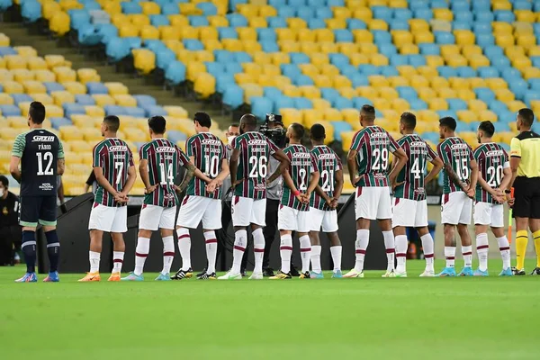 Rio Brasil Abril 2022 Jugador Partido Entre Fluminense Oriente Petrolero — Foto de Stock