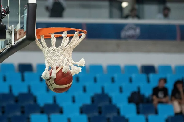 Rio Brazil April 2022 Ball Basket Cest Match Minas Quinsa — стокове фото