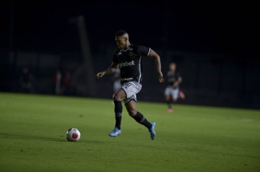Rio, Brezilya - Şubat 02, 2022: Vasco 3 - 2 Nova Iguacu arasındaki maçta Raniel oyuncusu Sao januario Stadyumu 'nda Carioca Şampiyonası' nın (Taca Guanabara) 3. turunda