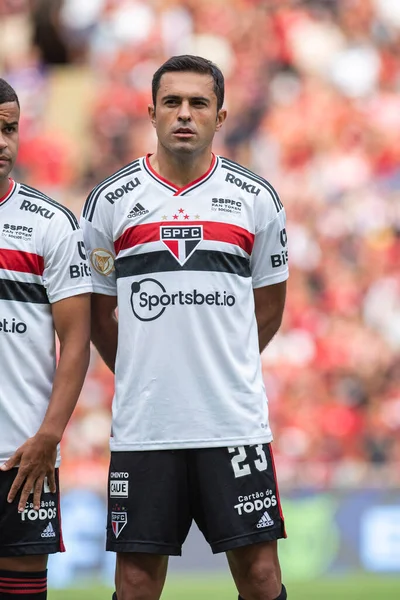Rio Brasile Aprile 2022 Eder Player Nella Partita Tra Flamengo — Foto Stock