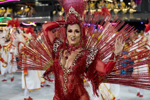 Rio Brazilië April 2022 Unidos Ponte Het Rio Carnaval Gehouden — Stockfoto