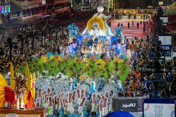 Rio Brésil Avril 2022 Unidos Porto Pedra Carnaval Rio Tenu — Photo