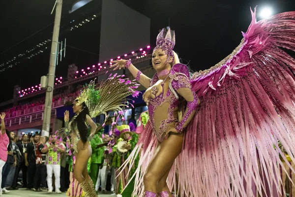 Rio Brazil April 2022 Samba School Lins Imperial Rio Carnival — стокове фото