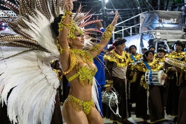 Río Brasil Abril 2022 Samba School Inocentes Belford Roxo Carnaval — Foto de Stock