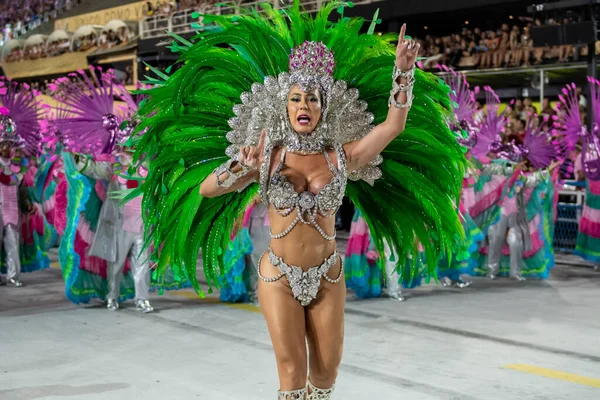 Rio Brasil Abril 2022 Escola Samba Mangueira Carnaval Rio Realizada — Fotografia de Stock