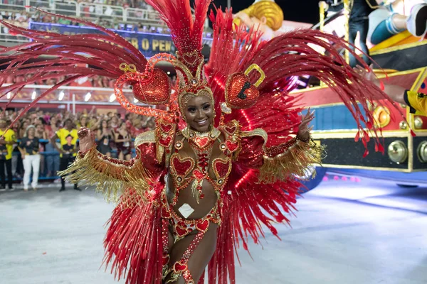 Rio Brasilien April 2022 Sambaschule Sao Clemente Karneval Von Rio — Stockfoto