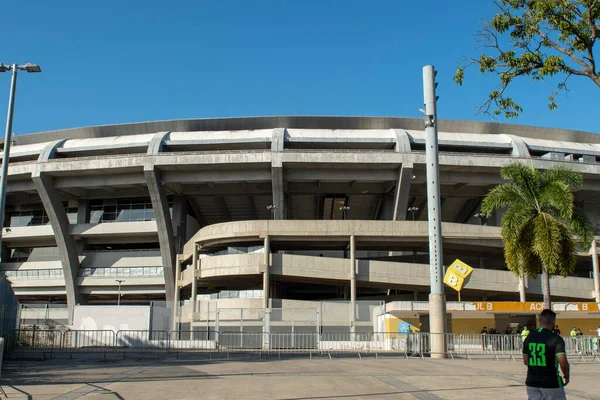 巴西里约热内卢 2022年5月21日 在马拉卡纳体育场举行的第7轮巴西锦标赛 弗拉门戈对戈亚斯比赛中的竞技场外景 — 图库照片