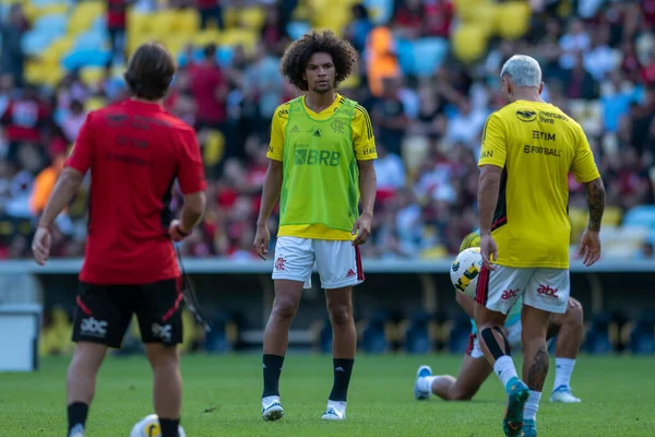 Rio Brasil Maio 2022 Willian Arao Jogou Entre Flamengo Goiás — Fotografia de Stock