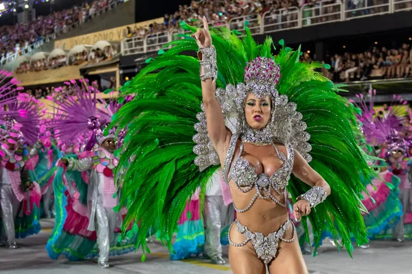 Rio Brasil Abril 2022 Escola Samba Mangueira Carnaval Rio Realizada — Fotografia de Stock