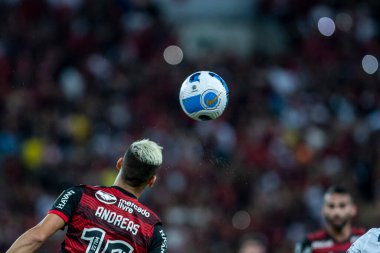 Rio, Brezilya - 24 Mayıs 2022: Andreas, Maracana Stadyumu 'nda, Libertadores Kupası 2022' de Flamengo (BRA) ile Sporting Cristal (PER) arasındaki maçta yer aldı.