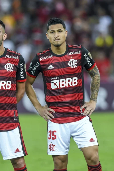 Rio Brasil Maio 2022 Joao Gomes Jogo Entre Flamengo Bra — Fotografia de Stock