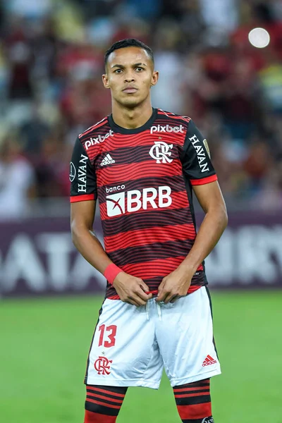 Rio Brasil Maio 2022 Jogador Lazaro Jogo Entre Flamengo Bra — Fotografia de Stock