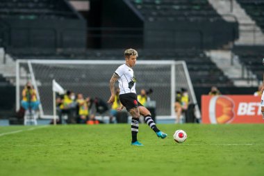 Rio, Brezilya - 26 Şubat 2022: Bruno Nazario Fluminense 2 - 0 Vasco arasındaki maçta Nilton Santos Stadyumu 'nda oynanan Carioca Şampiyonası (Taca Guanabara) 9.