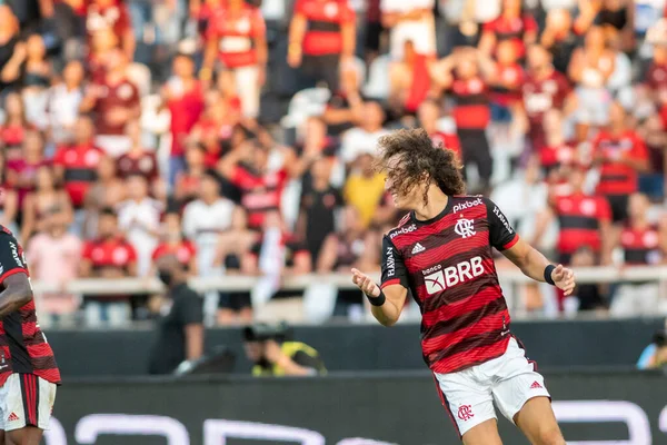 Rio Brazílie Únor 2022 David Luiz Zápase Mezi Flamengo Resende — Stock fotografie