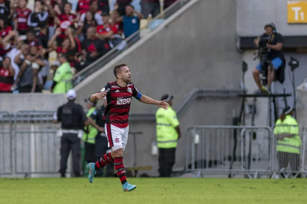 Rio Brazílie Června 2022 Everton Ribeiro Utkání Mezi Flamengo Fortaleza — Stock fotografie