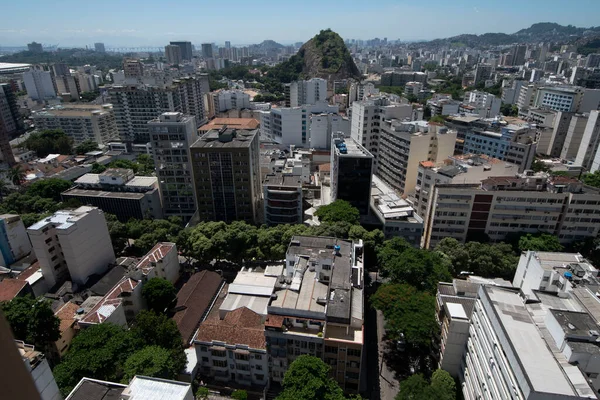 Rio Brezilya Mart 2022 Tijuca Bölgesinde Ticari Binalar Konutlarla Dolu — Stok fotoğraf