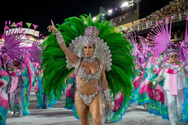 Río Brasil Abril 2022 Escuela Samba Mangueira Carnaval Río Celebrada —  Fotos de Stock