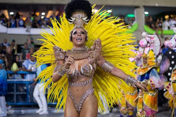 Rio Brazylia Kwietnia 2022 Samba School Vila Isabel Rio Carnival — Zdjęcie stockowe