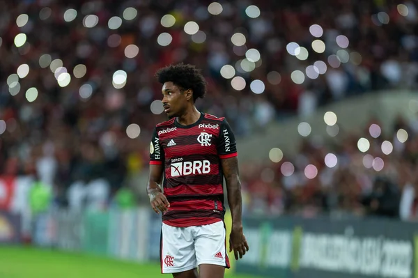 Rio Brasil Junio 2022 Jugador Vitinho Partido Entre Flamengo Cuiaba — Foto de Stock
