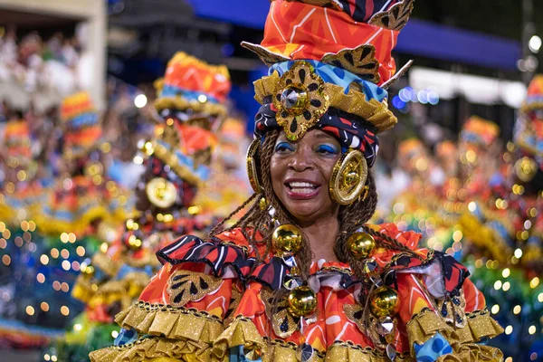 Rio Brasilien April 2022 Sambaschule Vila Isabel Karneval Von Rio — Stockfoto