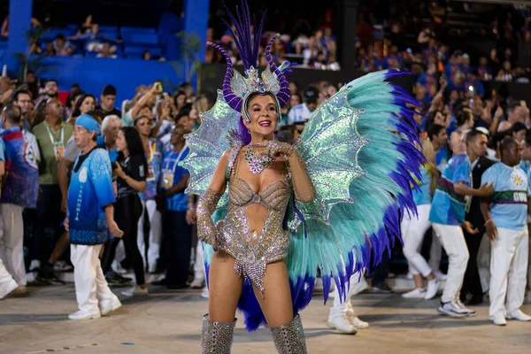 Rio Brazylia Kwietnia 2022 Samba School Vila Isabel Rio Carnival — Zdjęcie stockowe