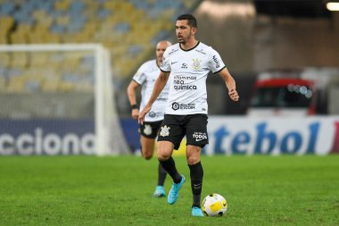 Rio, Brezilya - 2 Temmuz 2022: Bruno Melo Fluminense ile Corinthians arasındaki maçta Maracana Stadyumu 'nda oynanan Brezilya Şampiyonası' nın 15. turunda