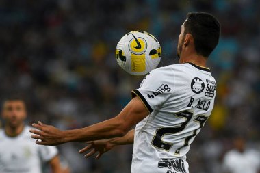 Rio, Brezilya - 2 Temmuz 2022: Bruno Melo Fluminense ile Corinthians arasındaki maçta Maracana Stadyumu 'nda oynanan Brezilya Şampiyonası' nın 15. turunda