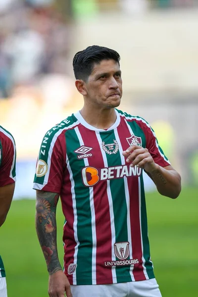 Rio Brasil Julho 2022 Jogador Alemão Cano Jogo Entre Fluminense — Fotografia de Stock