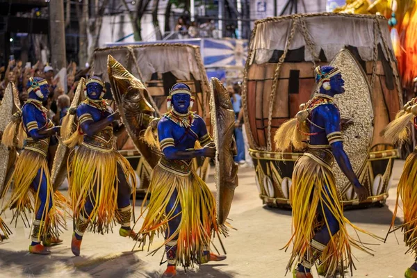 Río Brasil Abril 2022 Escuela Samba Vila Isabel Carnaval Río — Foto de Stock