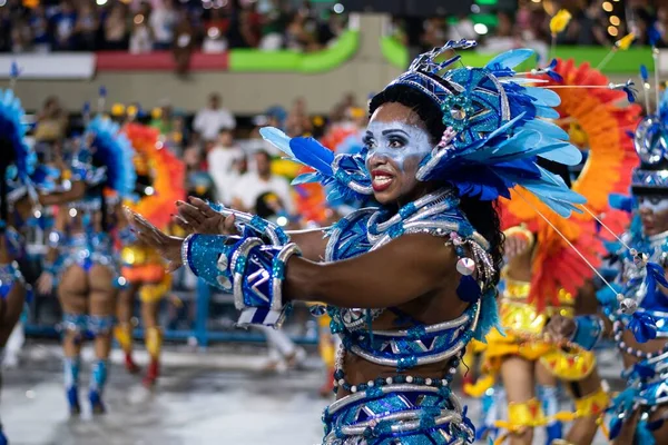 Rio Brasile Aprile 2022 Samba School Vila Isabel Carnevale Rio — Foto Stock