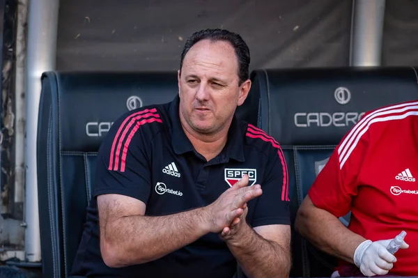 Rio Brasil Junho 2022 Rogerio Ceni Técnico Jogo Entre Botafogo — Fotografia de Stock