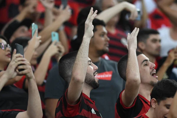 Rio Brasil Julio 2022 Abanicos Partido Entre Flamengo Bra Tolima —  Fotos de Stock