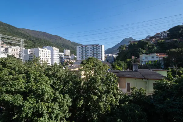 Paisajes Urbanos Río Janeiro Mostrando Edificios Naturaleza Montaña — Foto de Stock