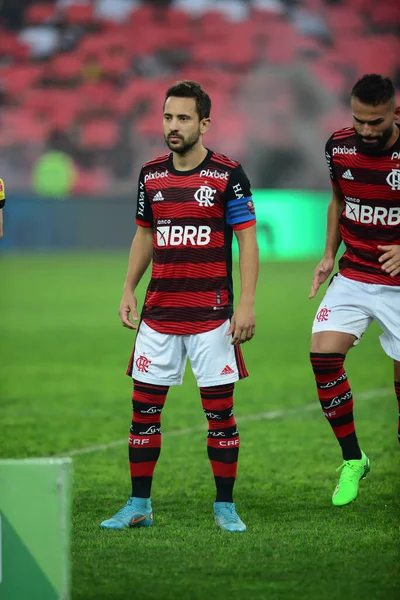 Rio Brazil July 2022 Everton Ribeiro Player Match Flamengo Atletico – stockfoto