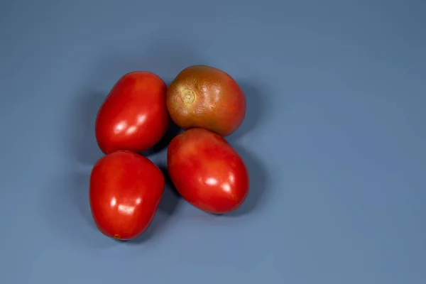 Tomate Dos Produtos Que Compõem Itens Cesta Básica Brasileira — Fotografia de Stock