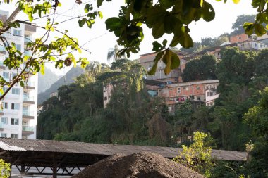 Rio, Brezilya - Temmuz 05, 2022: Borel cemaatini gösteren tijuca bölgesi