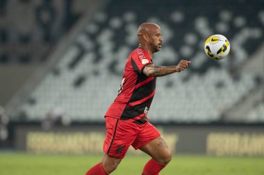 Rio, Brezilya - 23 Temmuz 2022: Thiago Heleno, Nilton Santos Stadyumu 'nda Botafogo - Athletico-Pr 19.