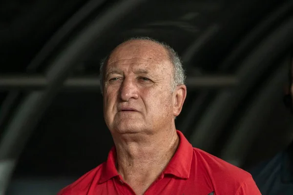 Rio Brasil Julho 2022 Luiz Felipe Scolari Técnico Jogo Entre — Fotografia de Stock