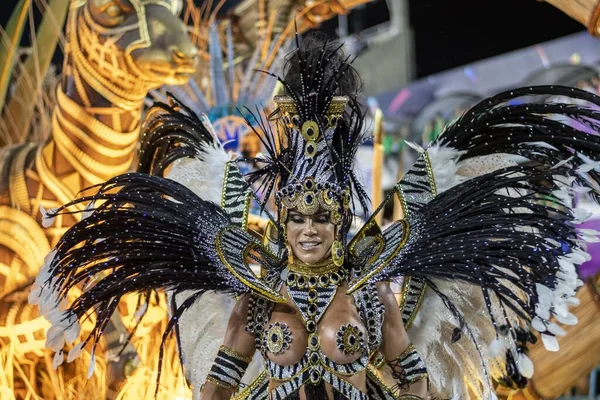 Rio Brasil Abril 2022 Escola Samba Portela Carnaval Rio Realizada — Fotografia de Stock