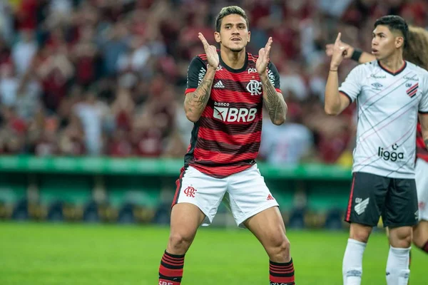 Rio Brazil July 2022 Pedro Player Match Flamengo Athletico Quarter — ストック写真